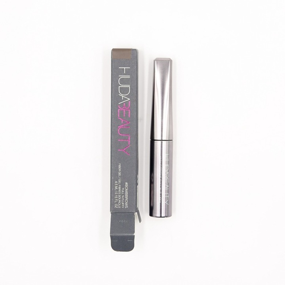 Huda Beauty‎ - #BOMBBROWS Full 'n Fluffy Fiber Gel - 7 Black Brown